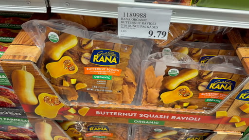 Rana Organic Butternut Squash & Caramelized Onions Ravioli 2/16 oz