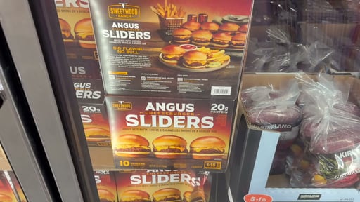 Sweetwood Ranch Angus Cheeseburger Sliders 10/2.5 oz