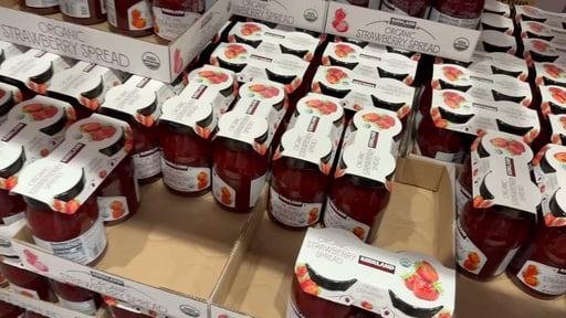 Kirkland Signature Organic Strawberry Spread, 2 x 24 Ounce Jars