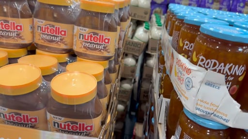 Nutella Peanut Spread with Cocoa, 2-Pack, 26.5 oz Each