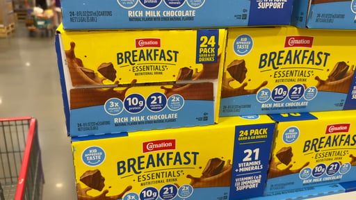 Carnation Breakfast Essentials Rich Milk Chocolate Nutritional Drink, 24 Pack