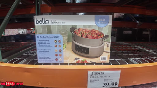 BELLA 4 Qt Slim Air Fryer
