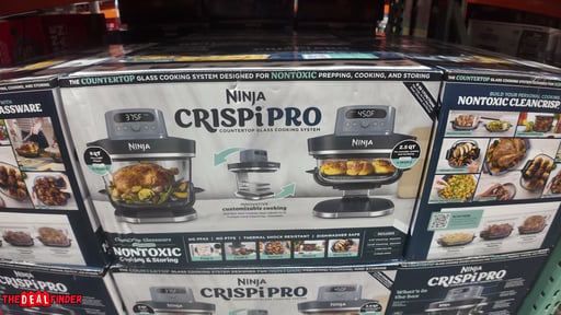 Ninja Crispi Pro 6-in-1 Glass Countertop Air Fryer