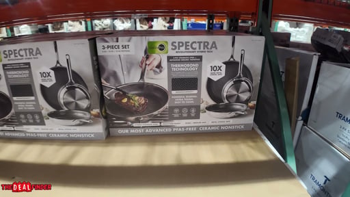 GreenPan Spectra Ceramic 3-Piece Hybrid Skillet Set