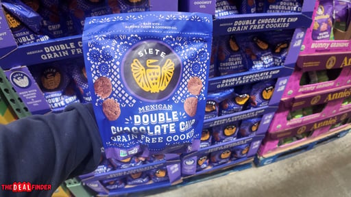 Siete Mexican Double Chocolate Chip Grain Free Cookies, 16 oz