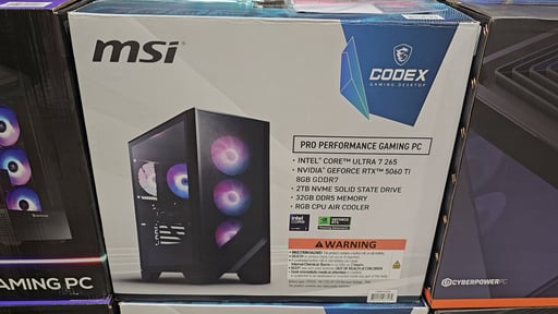 MSI Codex R2 Gaming Desktop Intel Core Ultra 7/32GB/2TB/RTX 5060 Ti