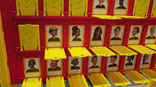 Giant Guess Who? Outdoor Game