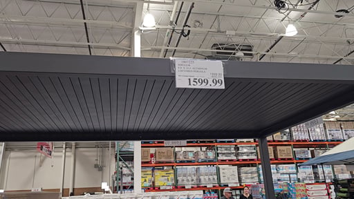 Mirador 8.8' x 14.4' Aluminum Louvered Pergola