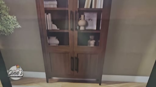 Abbyson Home Aspen 80" Display Cabinet