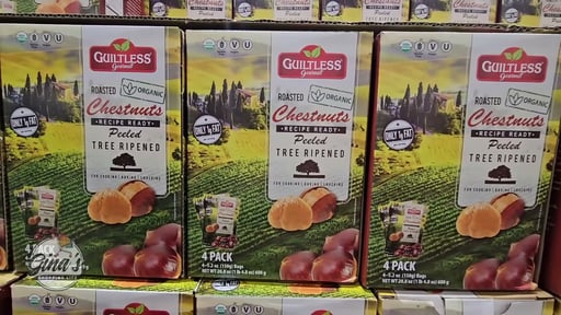 Guiltless Gourmet Roasted Organic Chestnuts 4 Pack