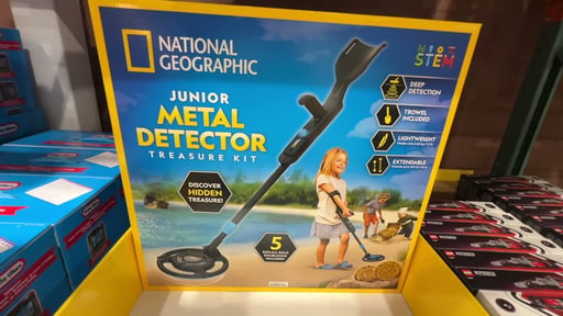 National Geographic Junior Metal Detector Treasure Kit