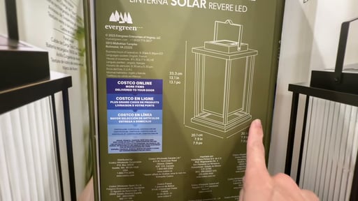 Evergreen Revere Solar LED Lantern
