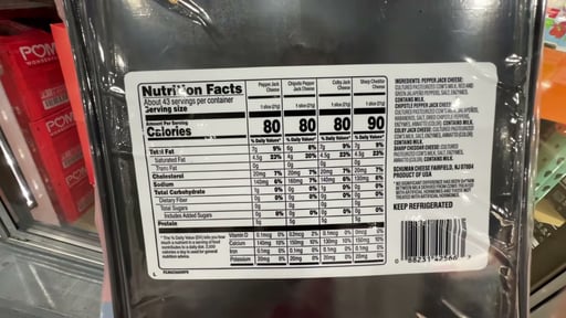 Cello Grill Pack Cheese Slices 2 lb