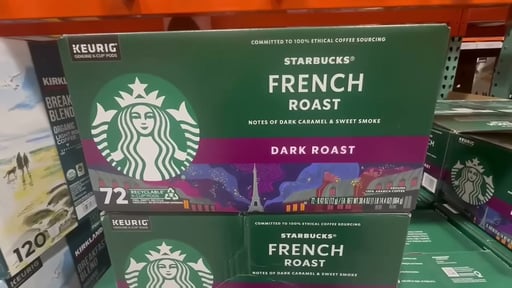 Starbucks French Roast Dark Roast 72 Count K-Cup Pods