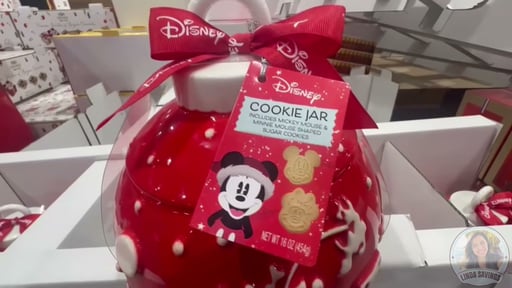 MICKEY COOKIE JAR WITH PIROULINES 74 OZ