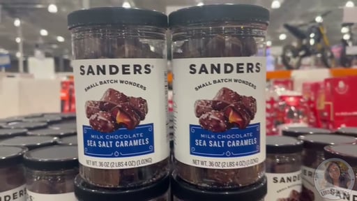 Sanders Milk Chocolate Sea Salt Caramels 36 oz (2.25 lbs)