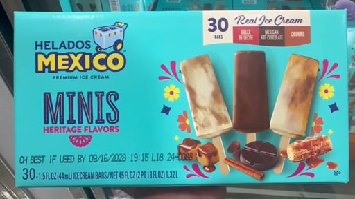 Helados Mexico Heritage Mini Ice Cream Bars, 30 ct, 1.5 fl oz