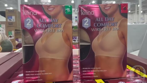 Felina Women's Wirefree Bra, 2-Pack