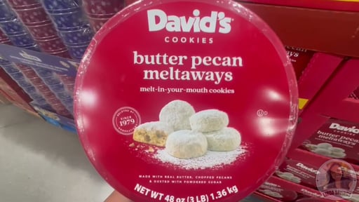 David's Cookies Butter Pecan Meltaways 3 lbs