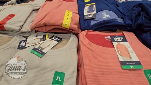 Lands' End Men's Textured Short Sleeve Tee