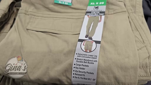 BC Clothing Men's Belted Convertible Pant