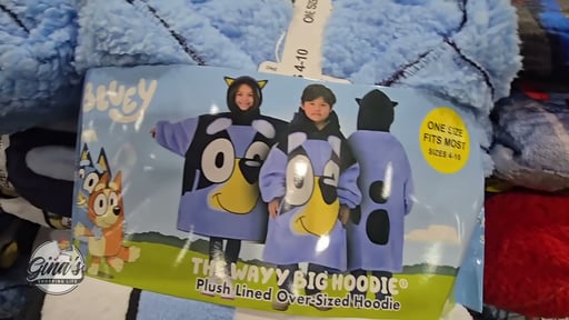 Bluey Kids' Oversized Hoodie