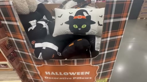 Brentwood Pumpkin & Skeleton Halloween Decorative Pillows