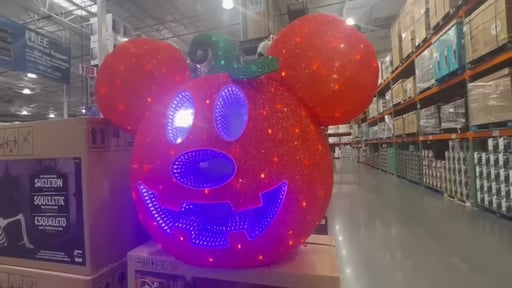 3.6' Mickey Mouse Pumpkin with Infinity Mirrors