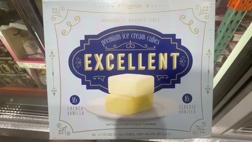 Binggrae Excellent Premium Ice Cream Cubes, 32 Count (1.7 fl oz each)