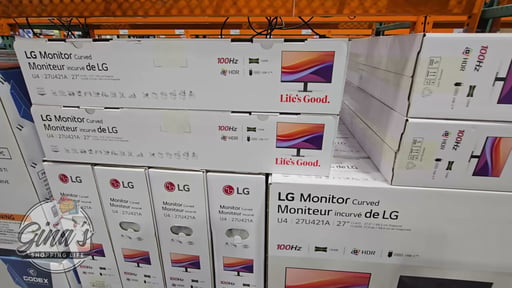 LG 27" Full HD Curved 100Hz USB-C Monitor (27U421A-B)
