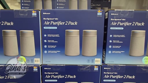 Blueair Mini Signature Air Purifier, 2-Pack with Replacement Filters