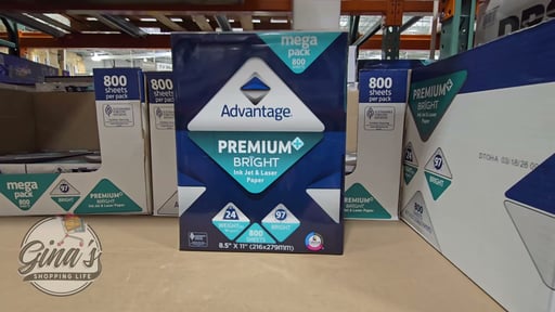 Advantage Multi-Purpose Paper 8.5" x 11" 800 Sheets