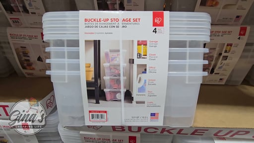 IRIS 12.9 QT Buckle Up 4-Pack