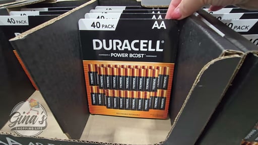 Duracell Power Boost Alkaline AA Batteries 40-Pack