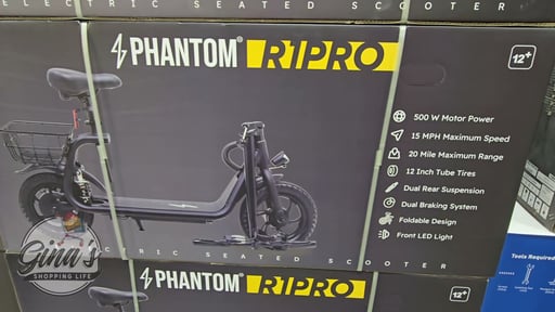 Phantom R1 Pro Seated E-Scooter
