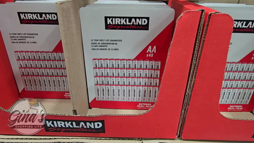 Kirkland Signature Alkaline AA Batteries, 48-Pack