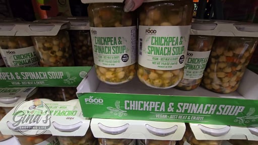 Food with Purpose Chickpea & Spinach Soup 2-Pack, 19.8 oz Each