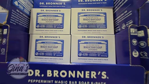 Dr. Bronner's Peppermint Bar Soap 6/5oz Bars