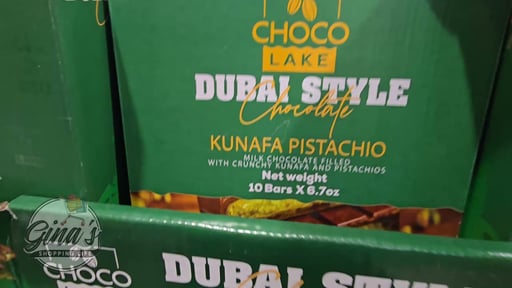 Choco Lake Dubai Style Chocolate Bars 10/6.7 oz