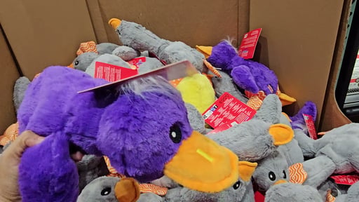 KONG Duck Duck Goose Plush Dog Toy