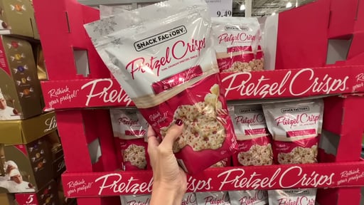 Snack Factory White Chocolate Peppermint Pretzel Crisps