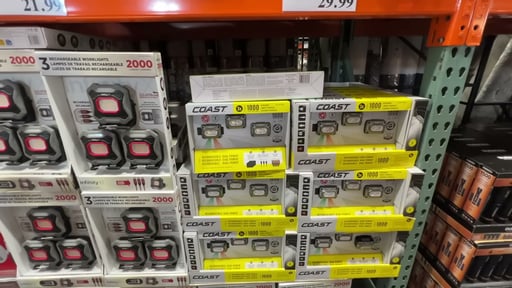Coast 1000L Hybrid Headlamp 3 Pack