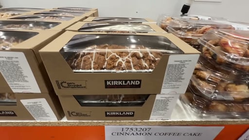 Kirkland Signature Cinnamon Coffee Cake