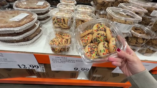Sugar Cookies with Fall Sprinkles