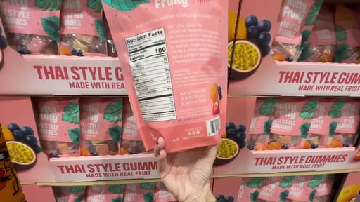 Nutty Fruity Thai Style Gummy Mix
