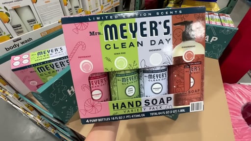 Mrs. Meyer's Holiday Hand Soap 4-Pack, 16 fl oz