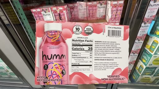 Humm Organic Kombucha Probiome, 6/16 oz