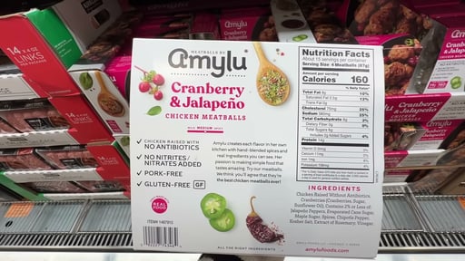 Amylu Cranberry Jalapeno Meatballs 46 oz