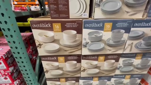 over&back 16-Piece Lake Como Dinnerware Set
