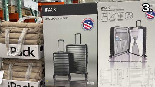 iPack 2 Piece Hardside Luggage Set